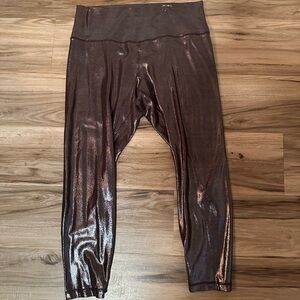 lululemon athletica Girls' Shimmer Bronze Leggings